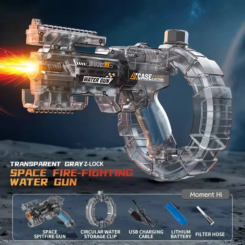 Elektrisk vannpistol (shark) - AquaBlastElektrisk vannpistol (shark)